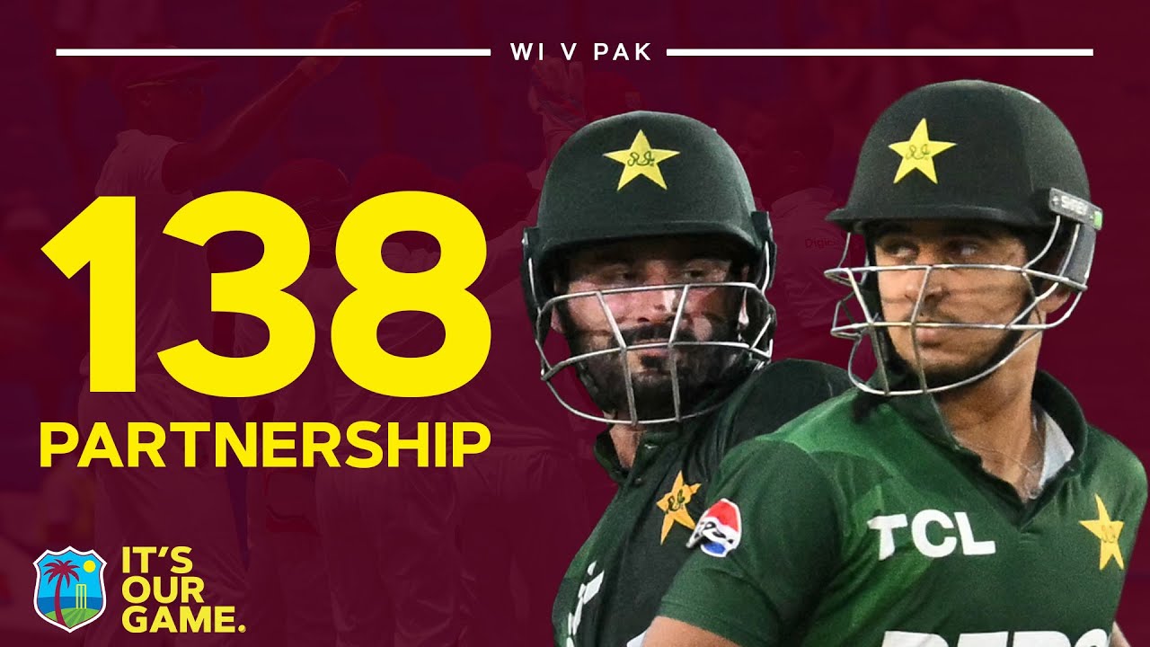 Incredible Opening Partnership 💯 Saim Ayub and Sahibzada Farhan | West Indies v Pakistan 3rd T20