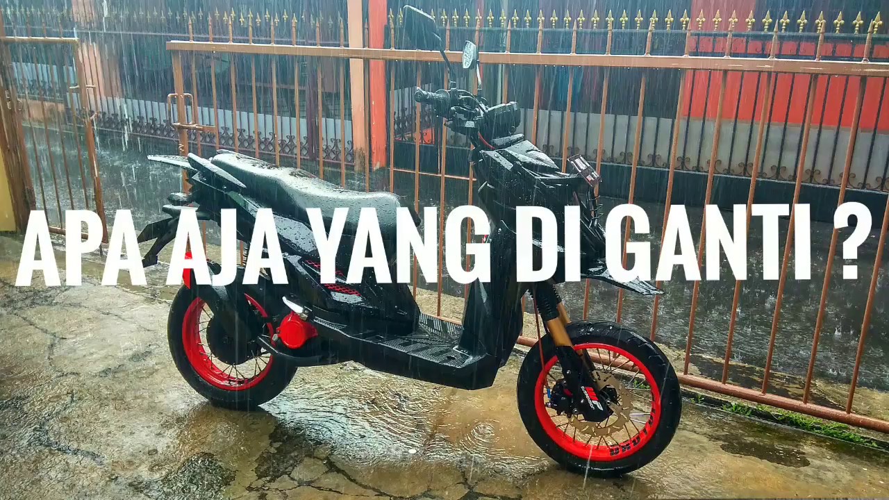 X-RIDE MODIFIKASI SUPERMOTO (PART+HARGA)