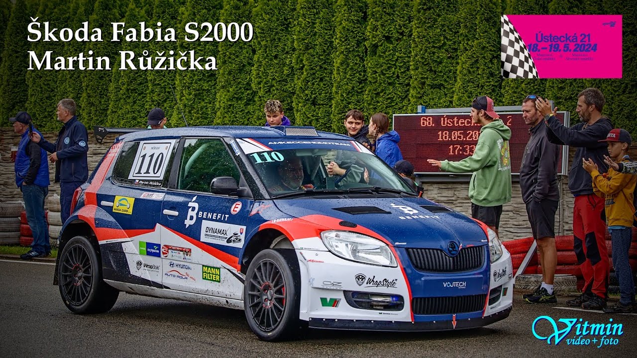 Škoda Fabia S2000 - Martin Růžička - Ústecká 21, memoriál Miroslava Urbana 2024 - Ústí n Orlicí - ČT
