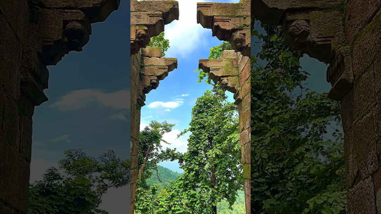 Chaiturgarh view || चैतुरगढ़ का दृश्य🌿🥰⛰️ #shortsvideo #youtubeshorts #shorts