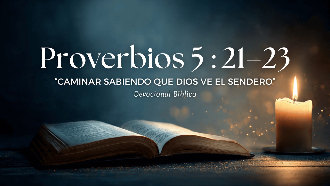 Proverbios 5:21–23 | Caminar Sabiendo Que Dios Ve El Sendero | Devocional Bíblico