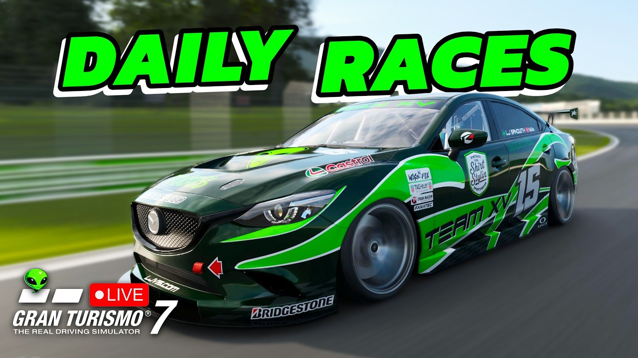 👽LIVE | GRAN TURISMO 7 | Time for DAILIES before RESET 🥳 | GT7 Daily Races