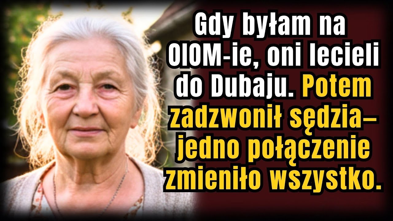 Gdy byłam na OIOM-ie, syn z żoną polecieli do Dubaju &mdash; sąd zmienił całą historię | HISTORIE BARBARY