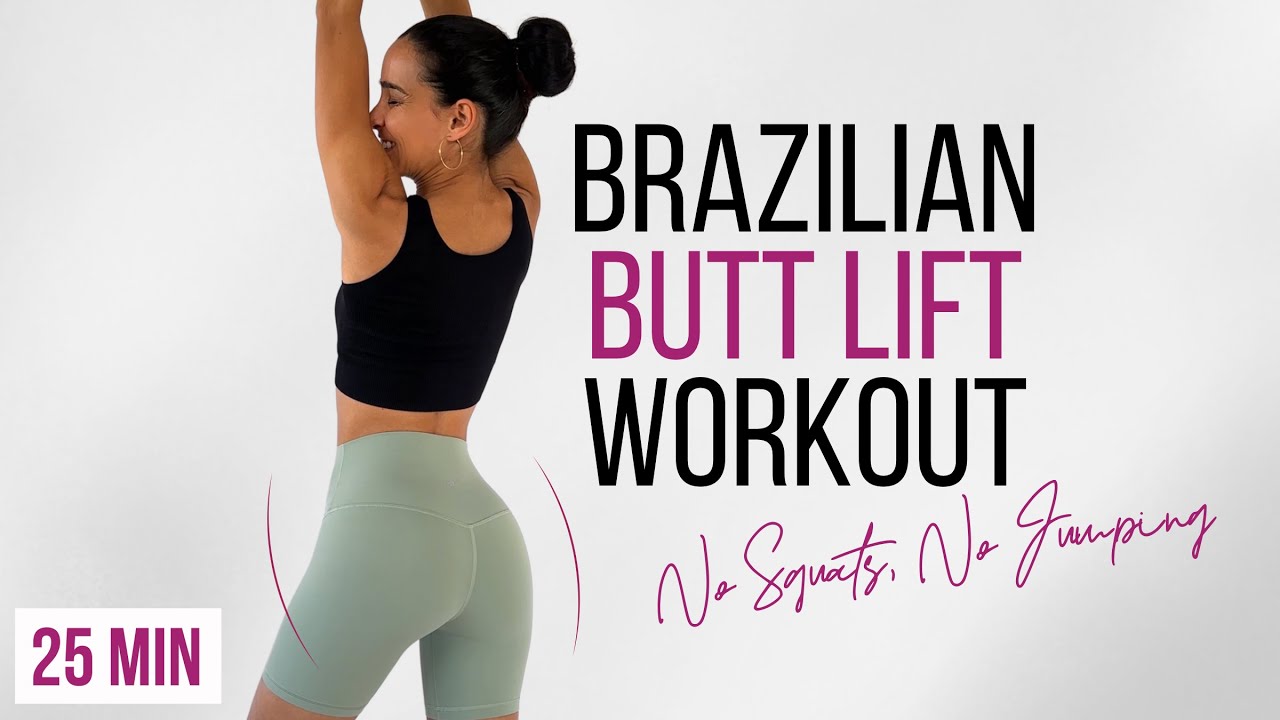 25 MIN BRAZILIAN BUTT LIFT WORKOUT🔥/ Round Booty + Toned Glutes!