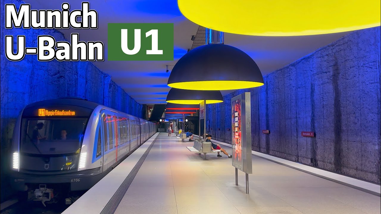 ⁴ᴷ⁶⁰ Exploring Munich U-Bahn Line U1