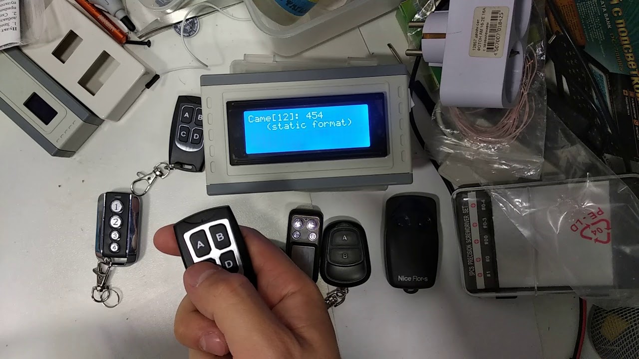 Информационный сканер радиопультов. &laquo;ПДУ-Анализатор&raquo; 433,92 МГц LCD USB