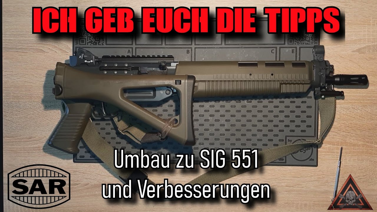 [Tuning] ICS SIG 552 zu 551-1 Umbau und Verbesserungen
