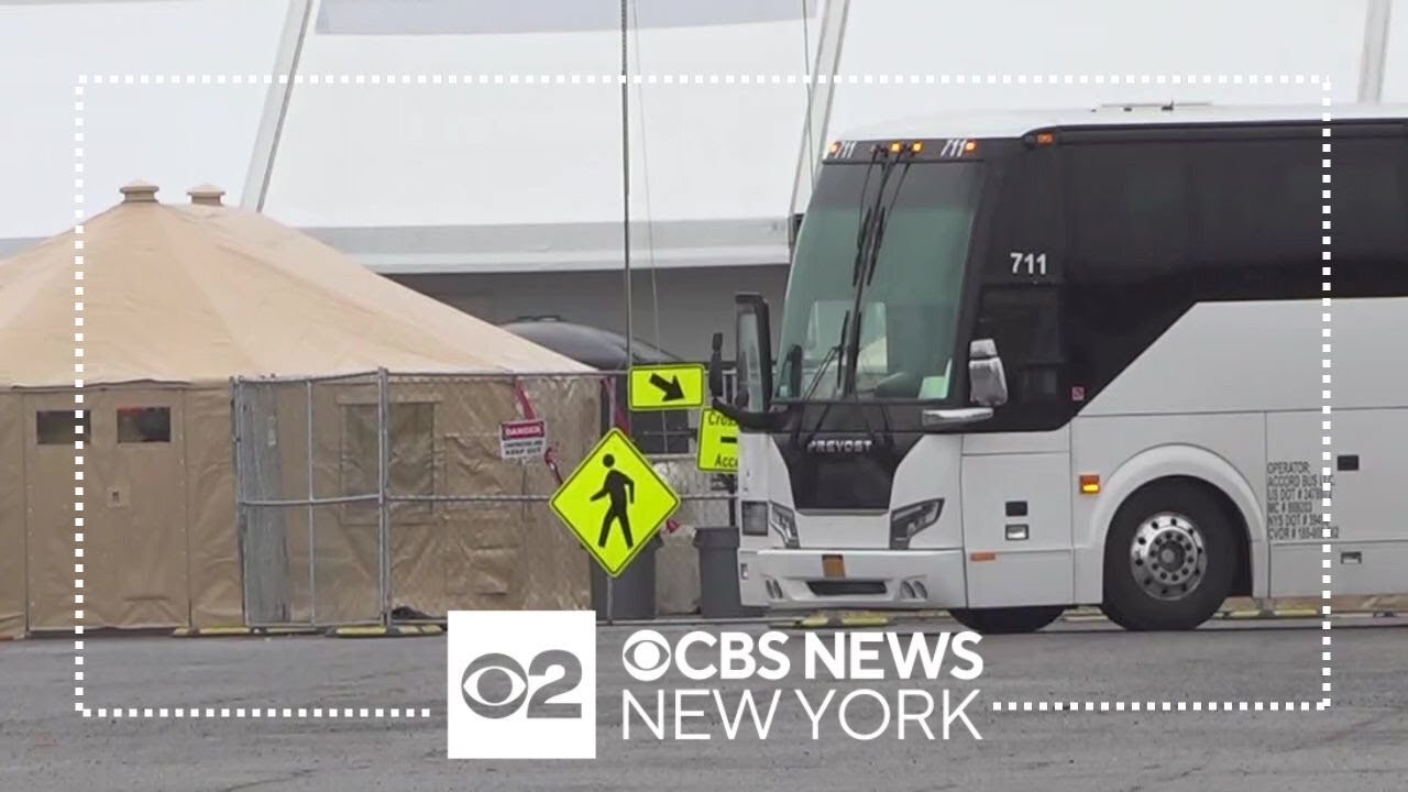 Migrants evacuated from Floyd Bennett Field shelter ahead of storm