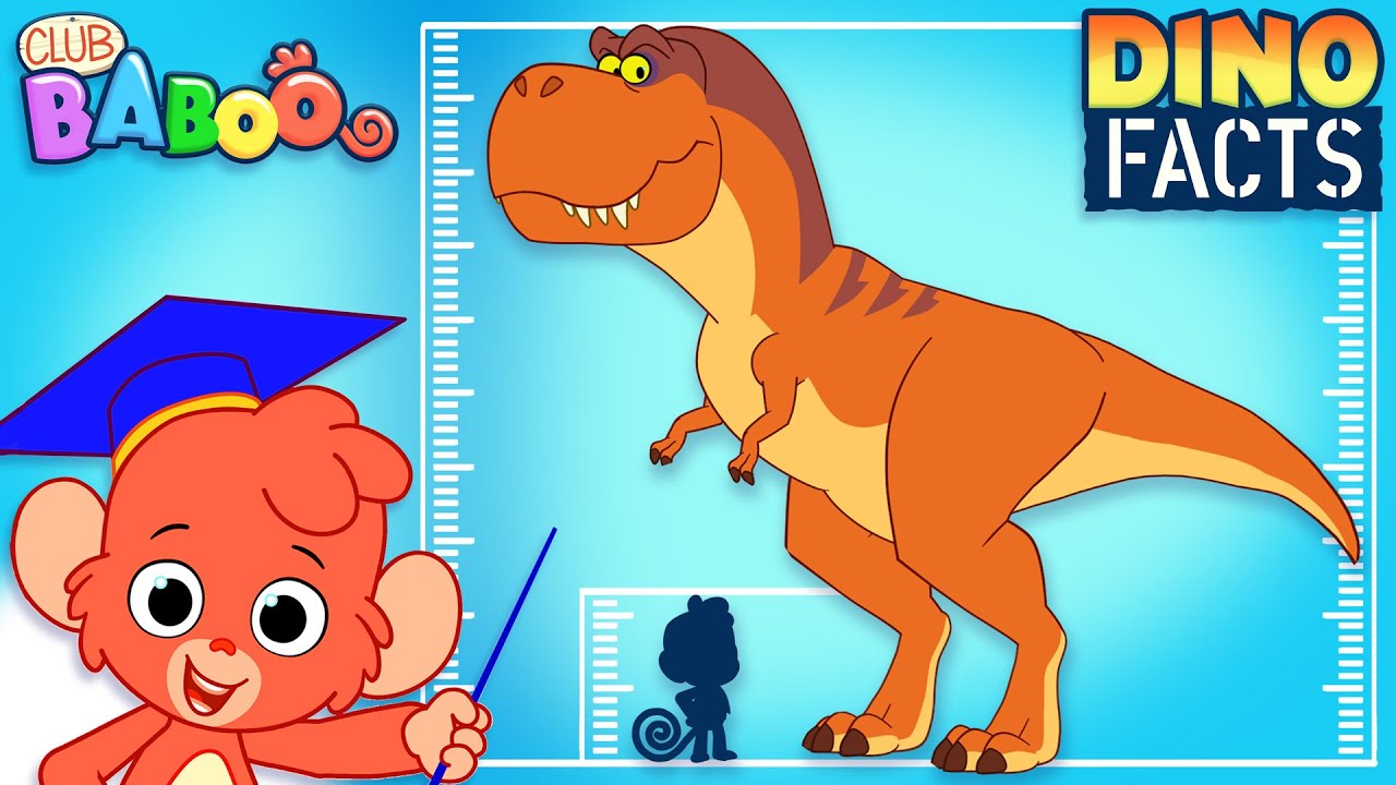 T-Rex Facts! | Learn DINOSAURS with Club Baboo DINO FACTS | Learning about the T-Rex and more Dinos!