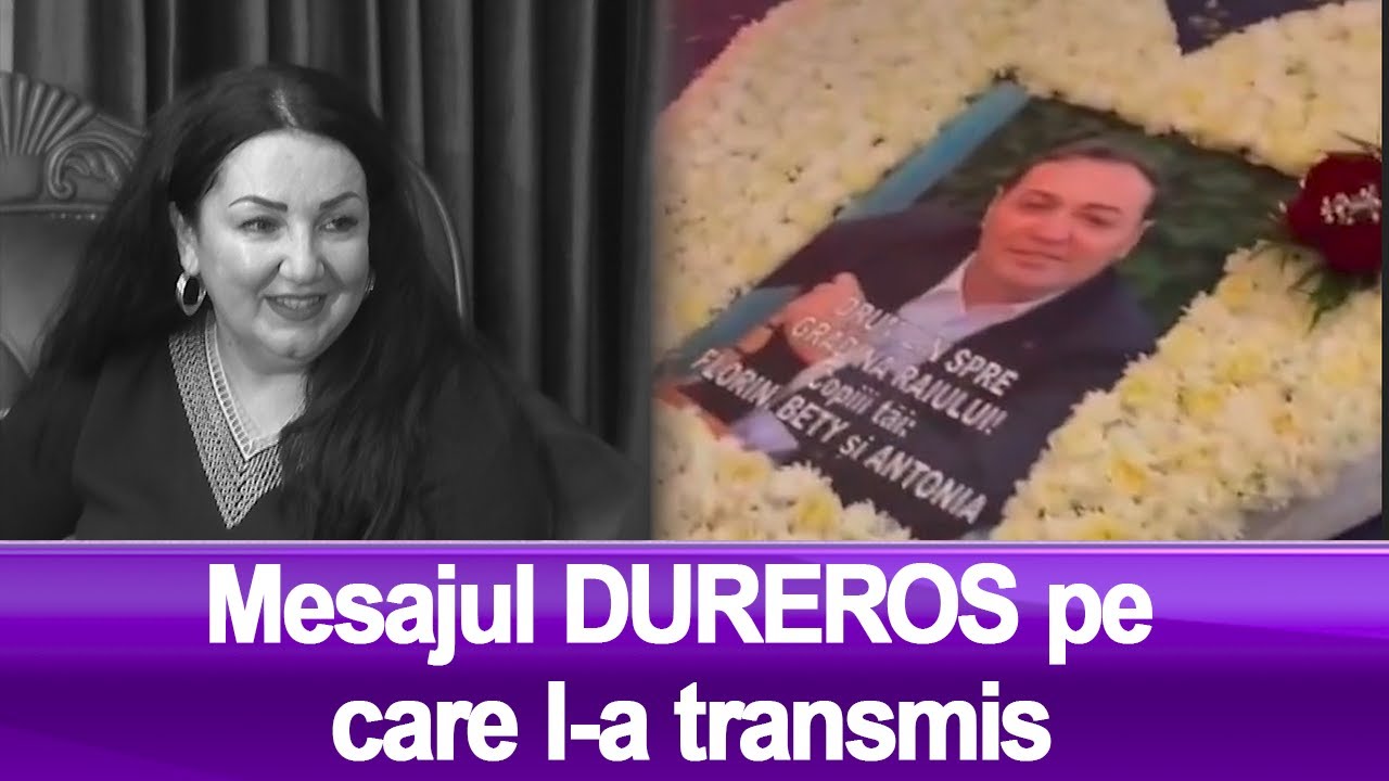 Soția lui Petrică Cercel, coroană impresionată de flori albe pentru regretatul cântăreț. Ce mesaj...