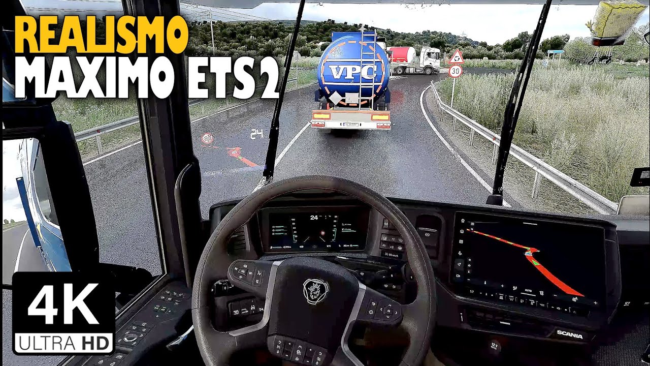 ETS2 CADA VEZ MAIS REALISTA - GR&Aacute;FICOS ULTRA 4k