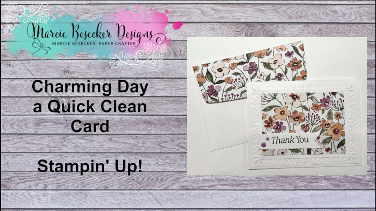 Charming Day Clean and Simple Stampin' Up!