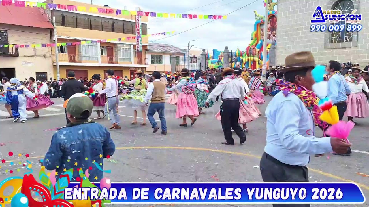 🔵 #YUNGUYO  | CARNAVALES 2026 ✨️🎉🎉
🗓 15/02/2026