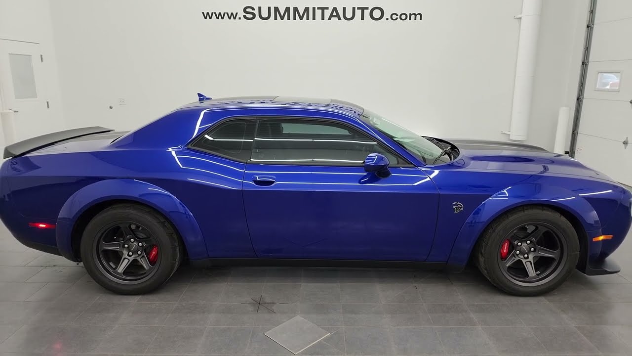 2022 DODGE CHALLENGER SUPER STOCK IN INDIGO BLUE METALLIC 4K WALKAROUND 13913ZA SOLD!