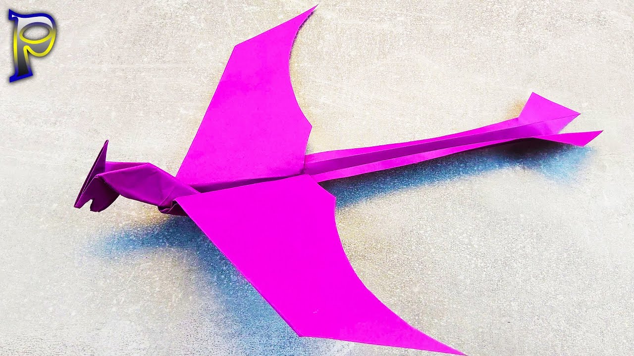 DIY - ✈️ Как сделать САМОЛЕТ ДРАКОН из бумаги, который хорошо летает. Самолет оригами дракон