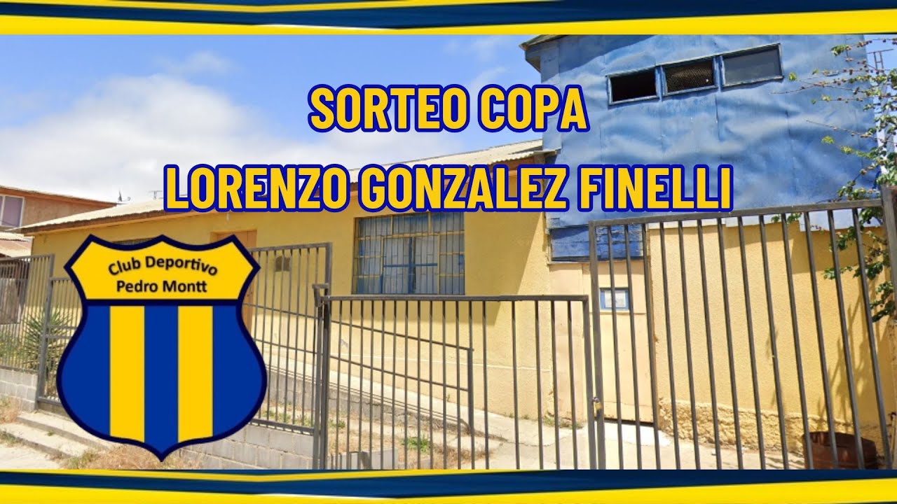 Sorteo Copa Lorenzo González Finelli