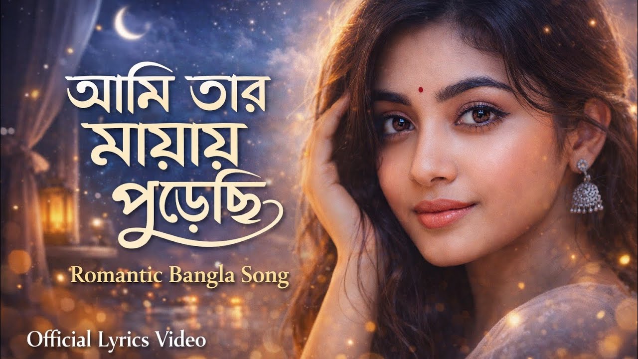 আমি তার মায়ায় পড়েছি | Romantic Bangla Song | Official Lyrics Video #love  #বাংলা_রোমান্টিক_গান