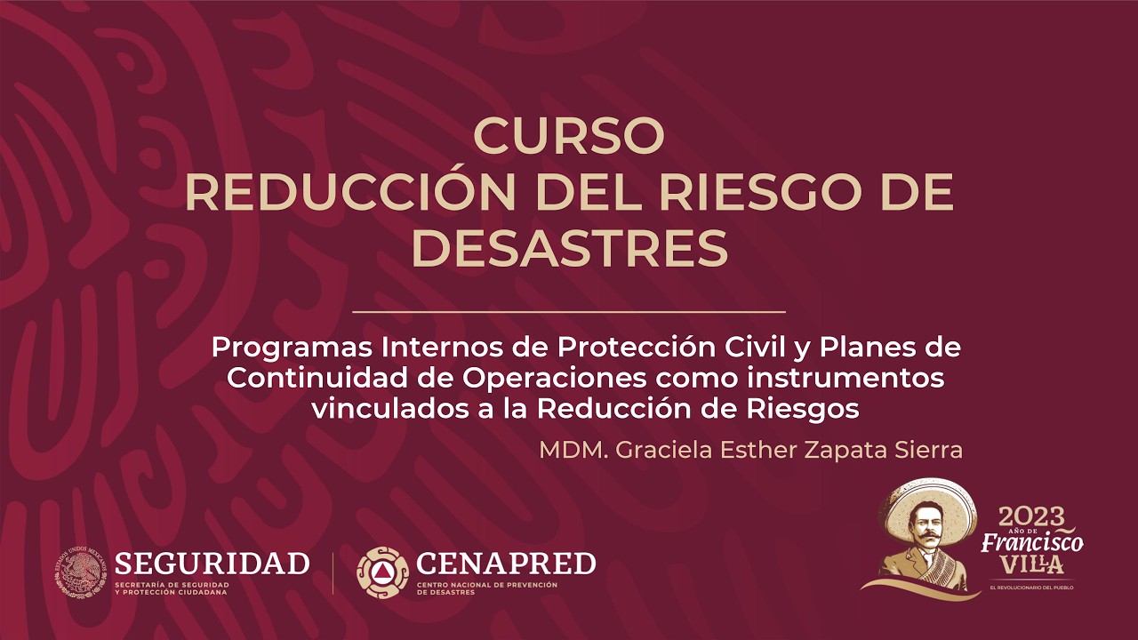 Curso: Reducción del riesgo de desastres, Tema 6