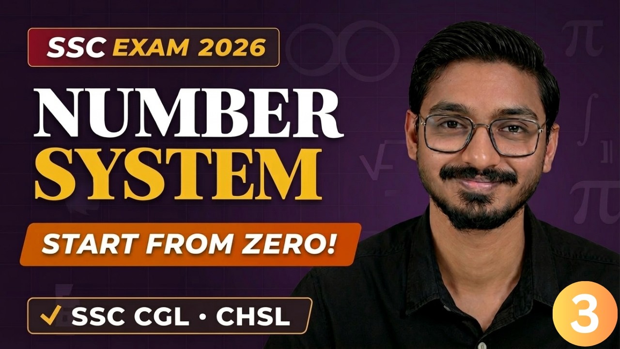 Remainder Theorem for SSC | Number System Basics | Lecture 3 • CGL/CHSL