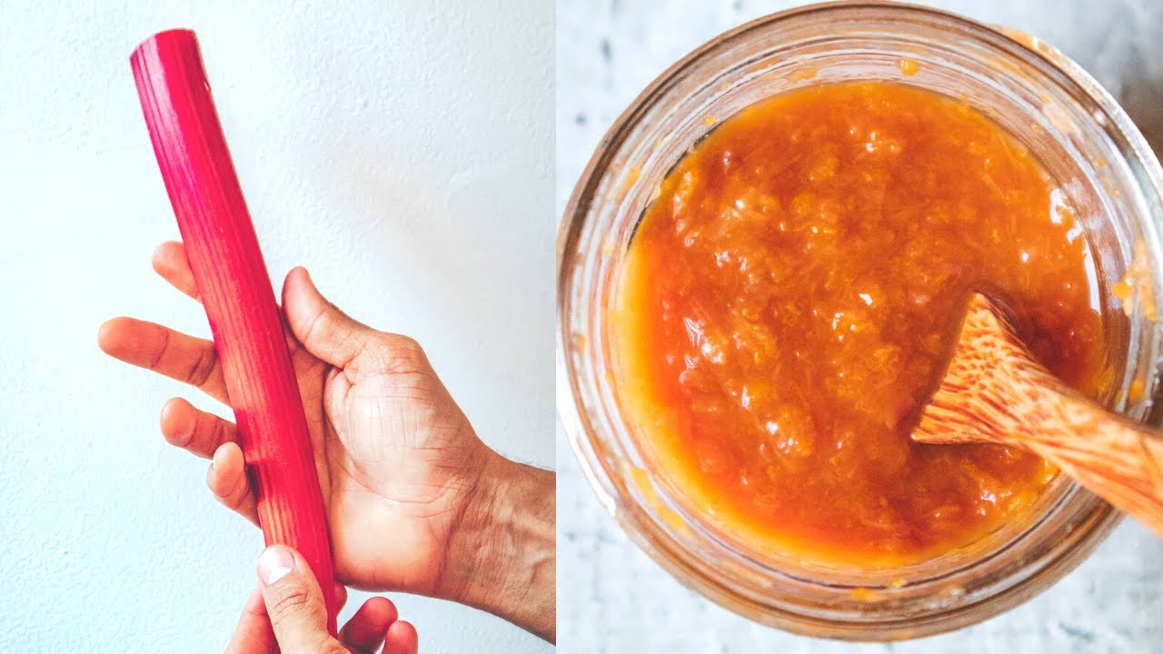 Naturally-Sweetened Rhubarb & Orange Jam (Vegan, GF) | The Lalo Lab