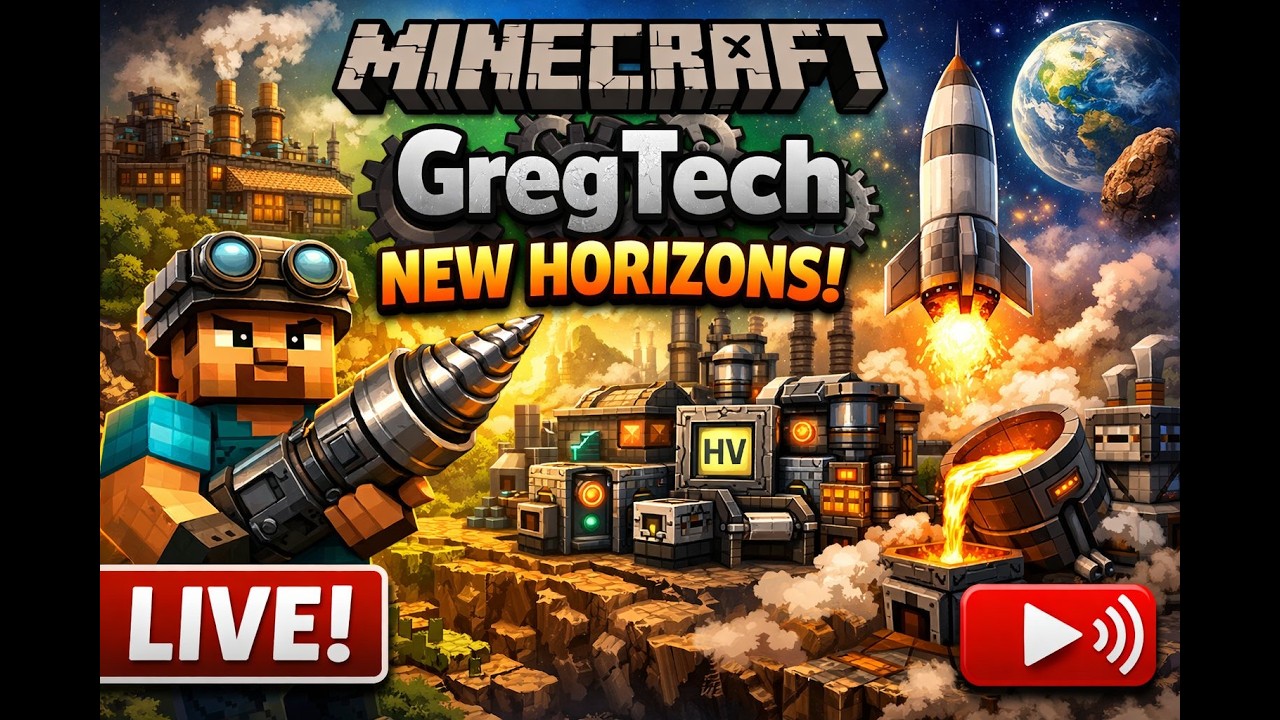 Minecraft LIVE ‼️ Modpack : GregTech New Horizons ‼️ #14 ‼️ Terminam fermele (part. 2)
