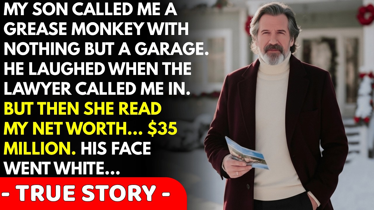 My Son Said I Had NOTHING But a Garage and Debts, But The Lawyer Read My $35M Net Worth And He...