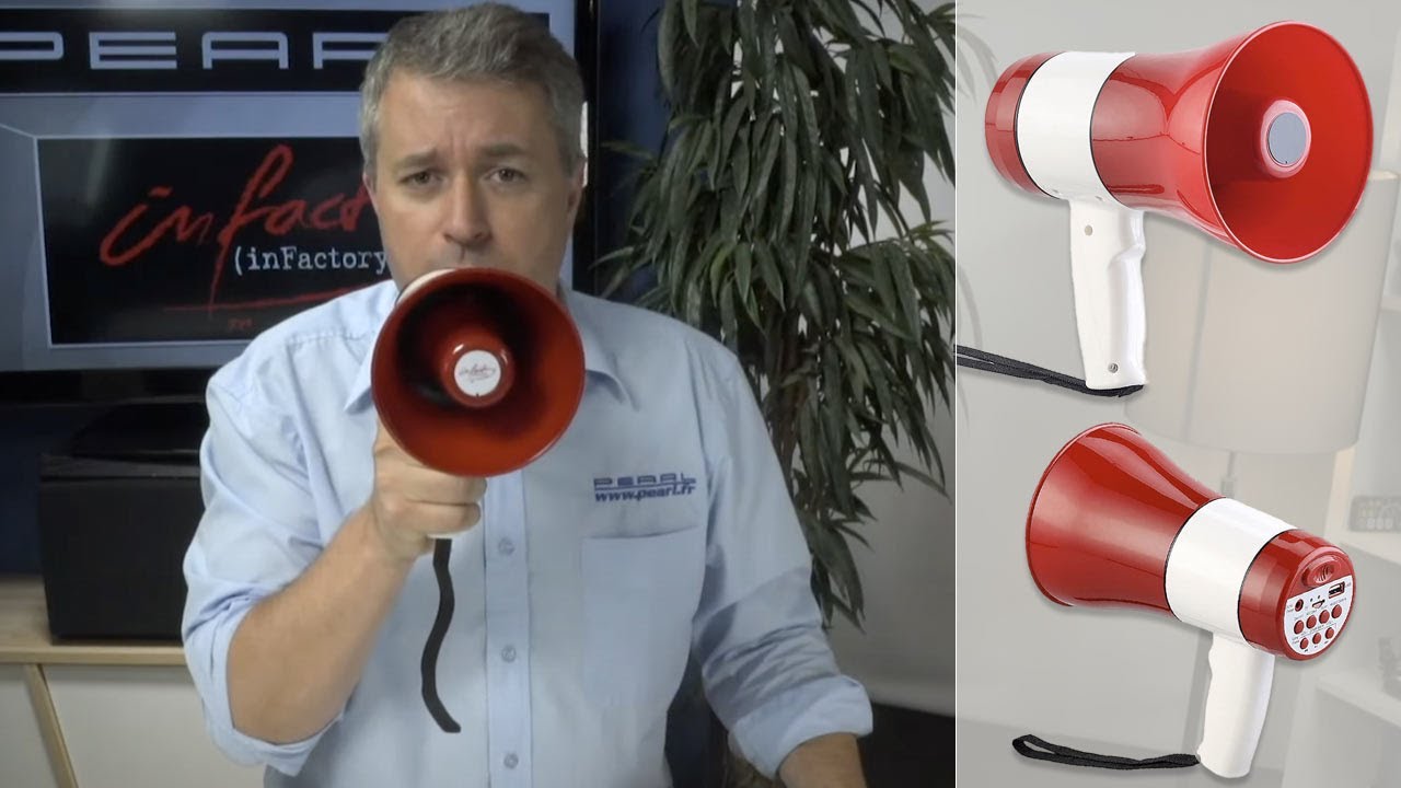 MÉGAPHONE 20 W - supporter - sport - manif - [PEARLTV.FR]