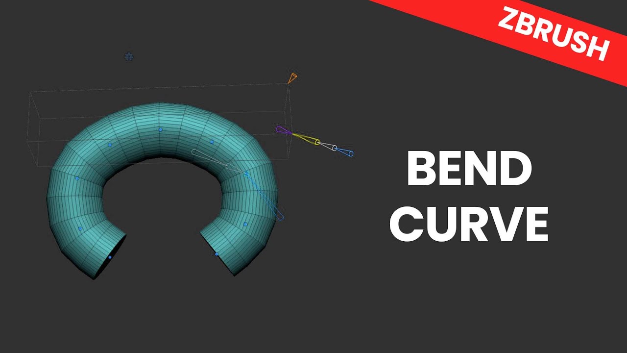 Bend Curve in ZBrush: Sculpting Flexibility Unleashed