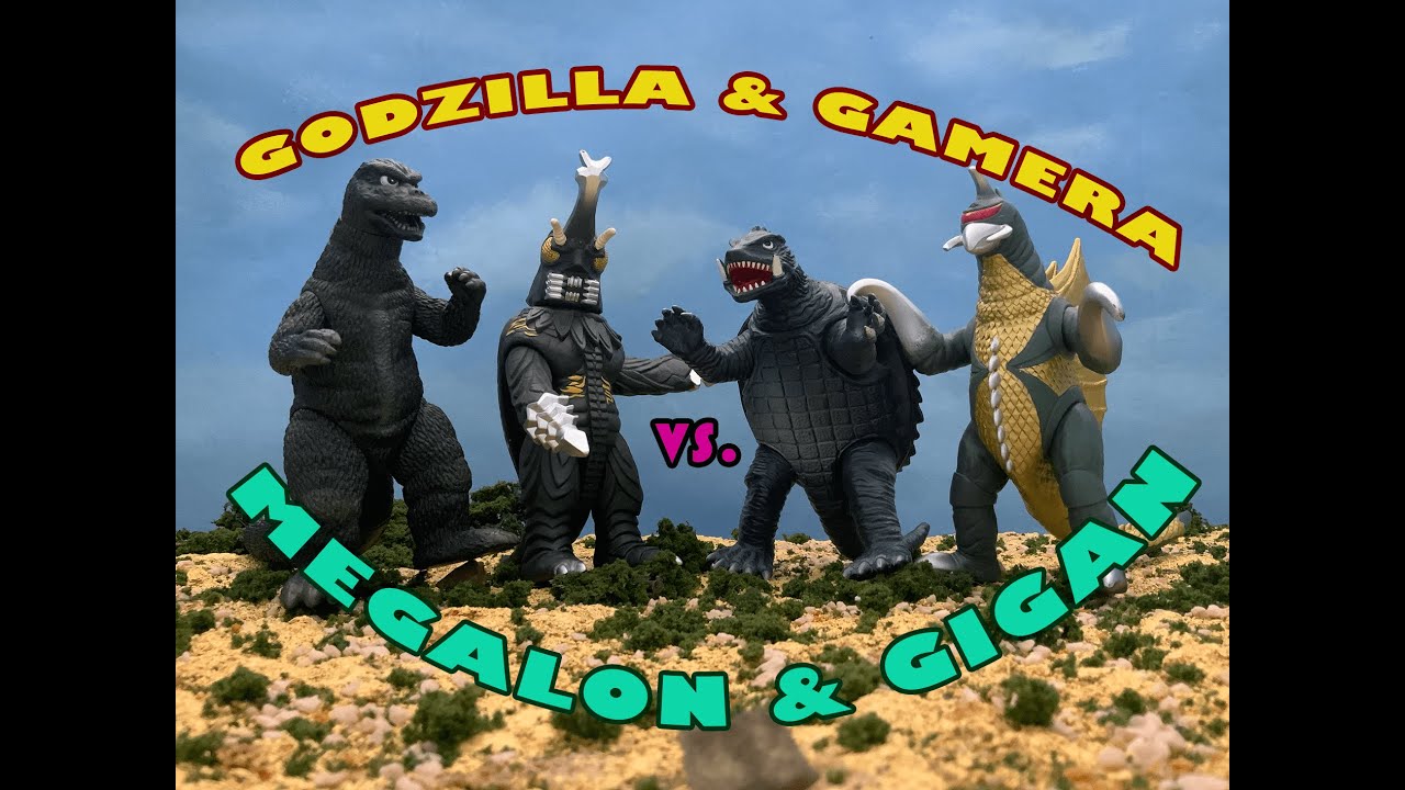 Godzilla & Gamera Vs. Megalon & Gigan | RobotGoose Studios