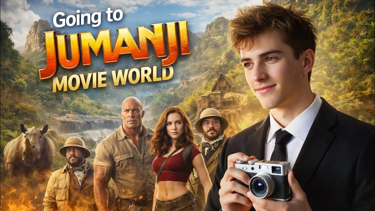 Going to Jumanji Movie World 🌴 | AI Travel Vlog