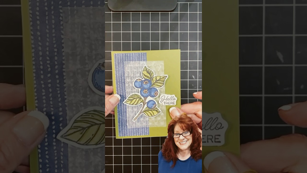 Wax Paper? Use it to Create a Unique Background for your Card! #shortsvideo