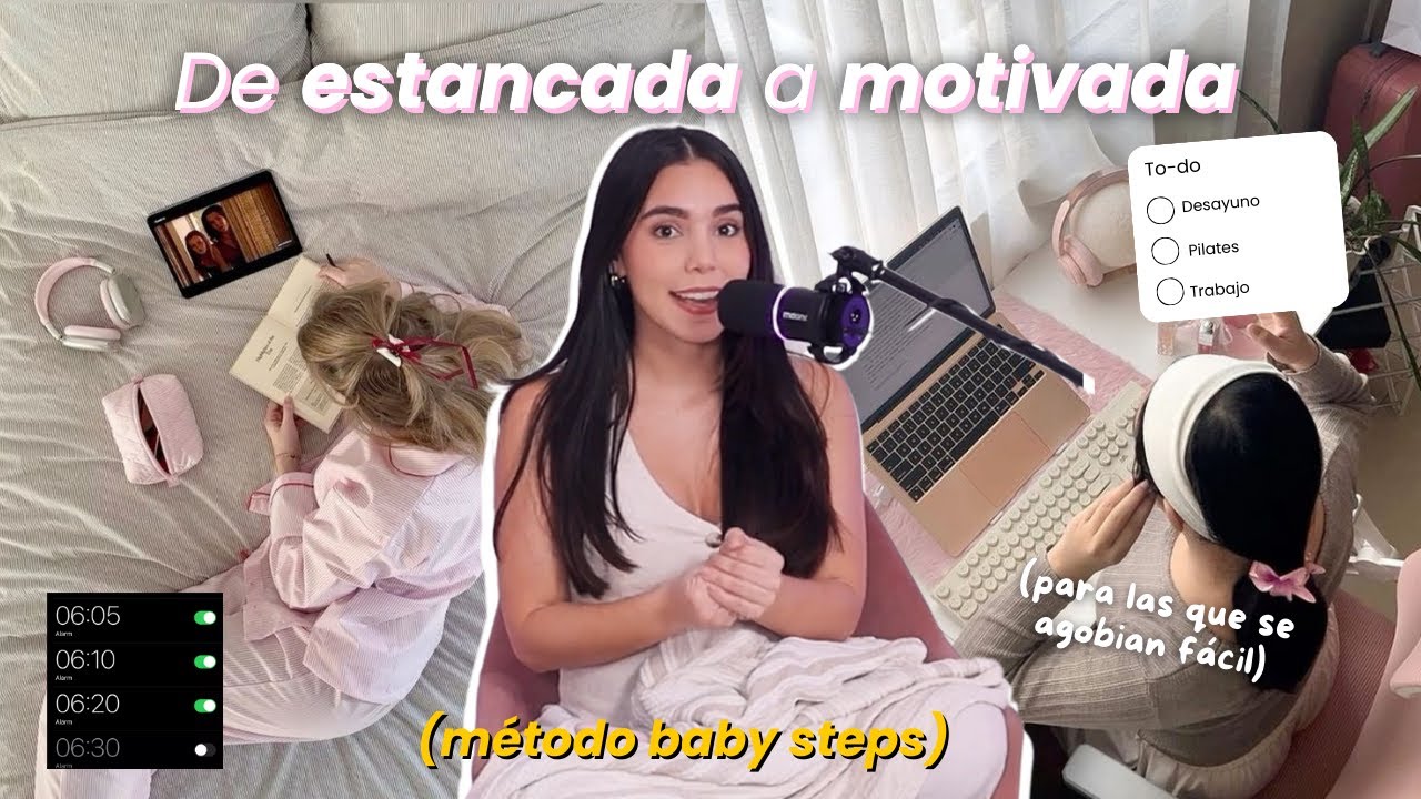 De ESTANCADA a MOTIVADA ✨📈 | Método gentil y alcanzable para superar la procrastinación 💡🌸 Ep. 3