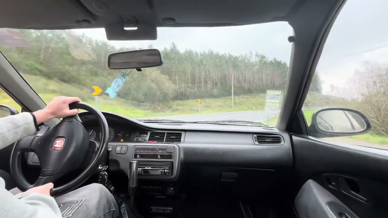 Civic Ej2 K20 chill drive on the mountain