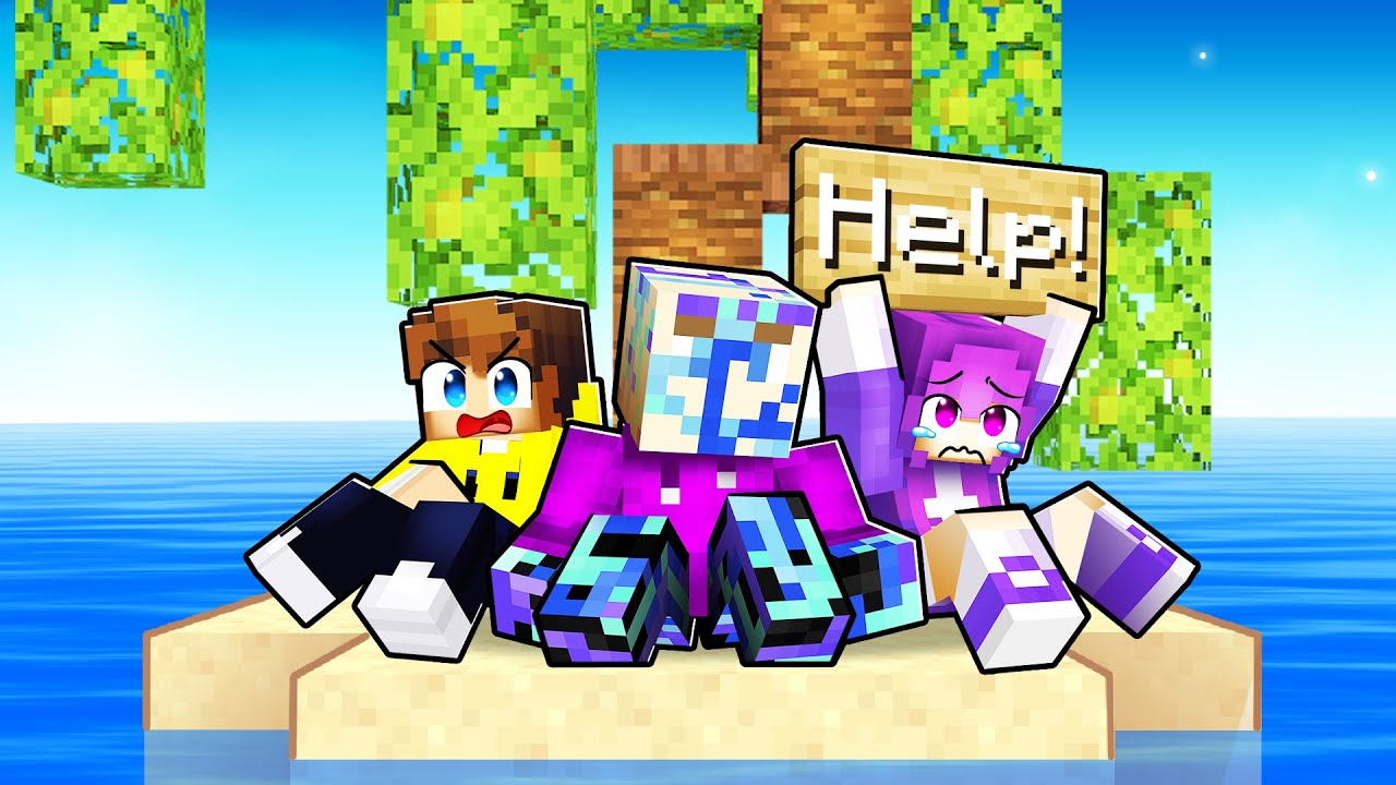 ОКАЗАЛИСЬ В ЛОВУШКЕ на НЕЗАБУДИМОМ острове в Minecraft!