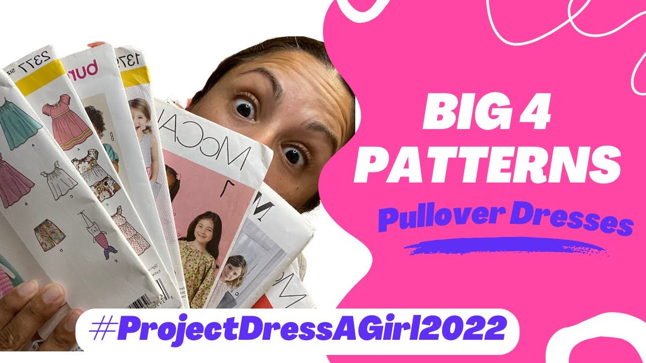 Great dress options from the Big 4 // #projectdressagirl2022// @MadeByPam