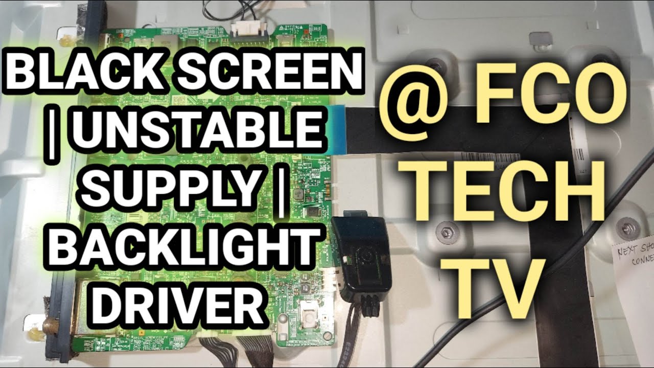 SAMSUNG UA32M4100 VOLTAGE UNSTABLE | NO BACKLIGHT