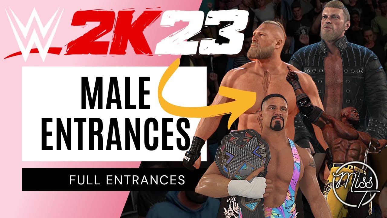 WWE 2K23 Male Superstars Full Entrances | #WWE2K23