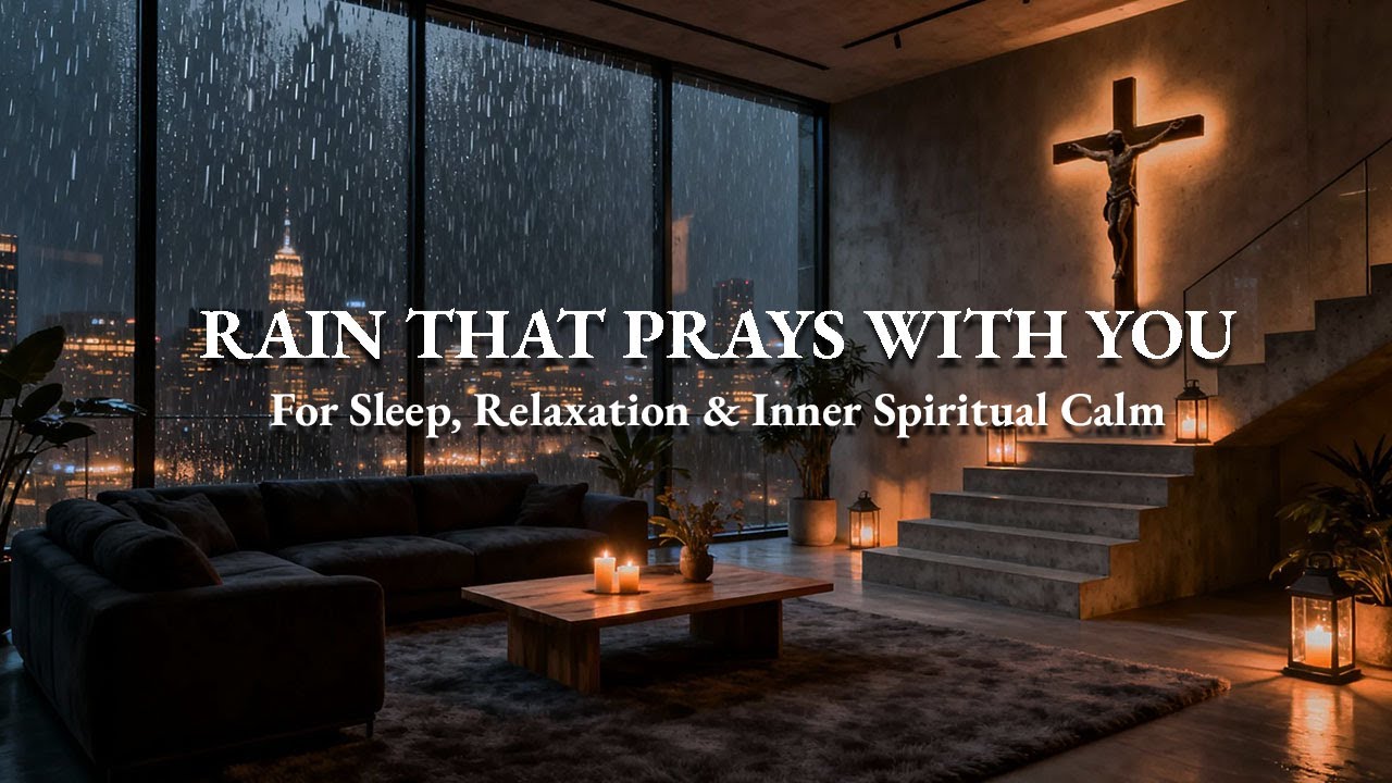 Sleep with Orthodox Chant & Rain Sound &mdash; Byzantine Hymns for Peaceful Nights 🌧️