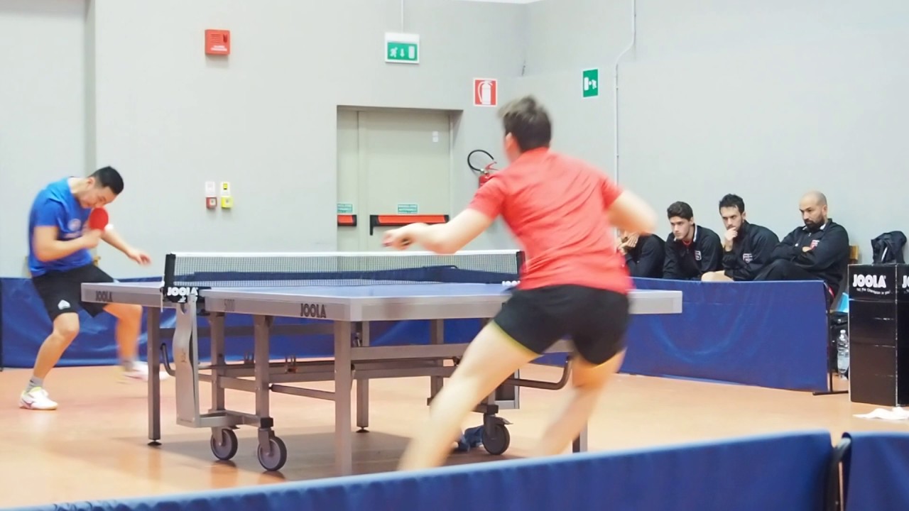 Tennistavolo A2 27.11.2016 - Wenyu (ASD TT Reggio Emilia) vs Gualdi(T.T. Villa d'oro Modena)