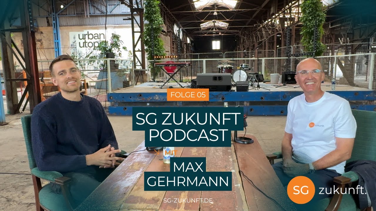 SG zukunft Podcast #05: Max Gehrmann über Urban Utopia, Kultur & neue Orte für Solingen 🟠
