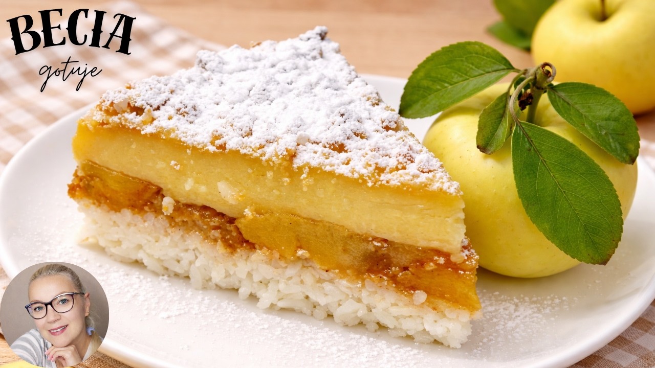 Ryż z jabłkami 🍏 i budyniem.Becia gotuje i poleca.