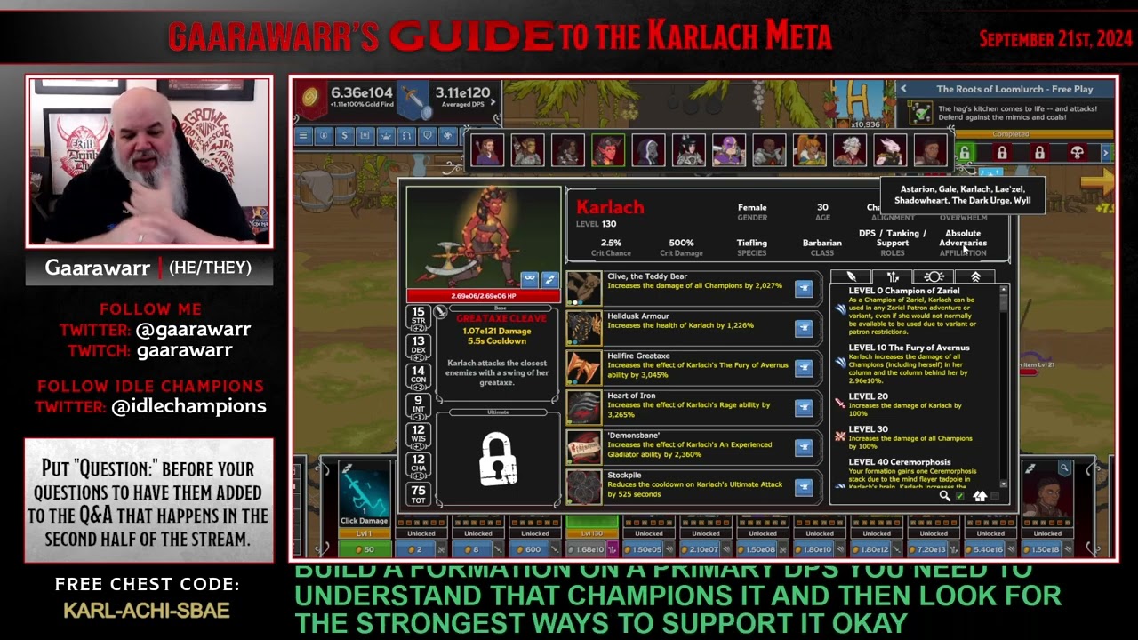 Gaarawarr's Guide to the Karlach Meta