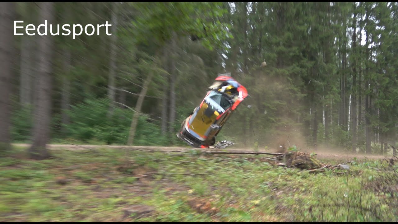 Ott T&auml;nak big crash 2024 Rally Estonia
