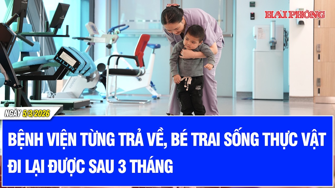 Bệnh viện từng trả về, bé trai sống thực vật đi lại được sau 3 tháng