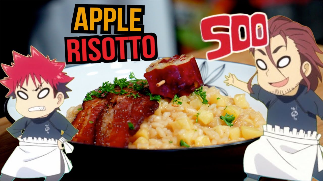 Soma's Apple Risotto | Cookin Anime