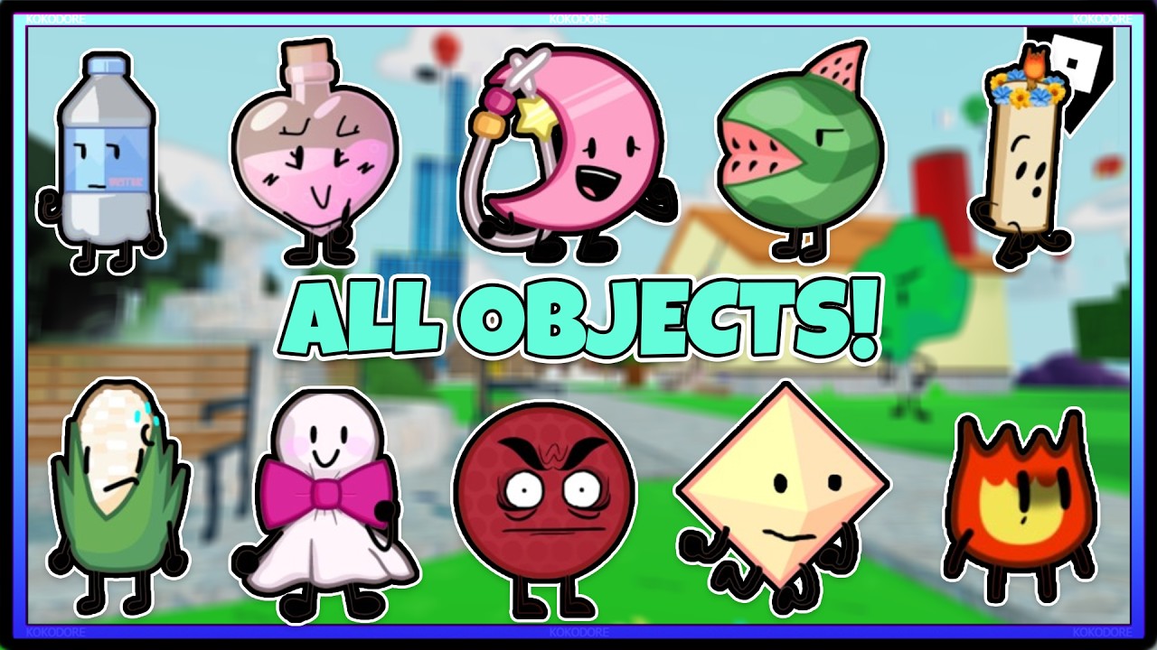HOW TO FIND ALL 21 New OBJECTS in Find the BFB Characters | ROBLOX