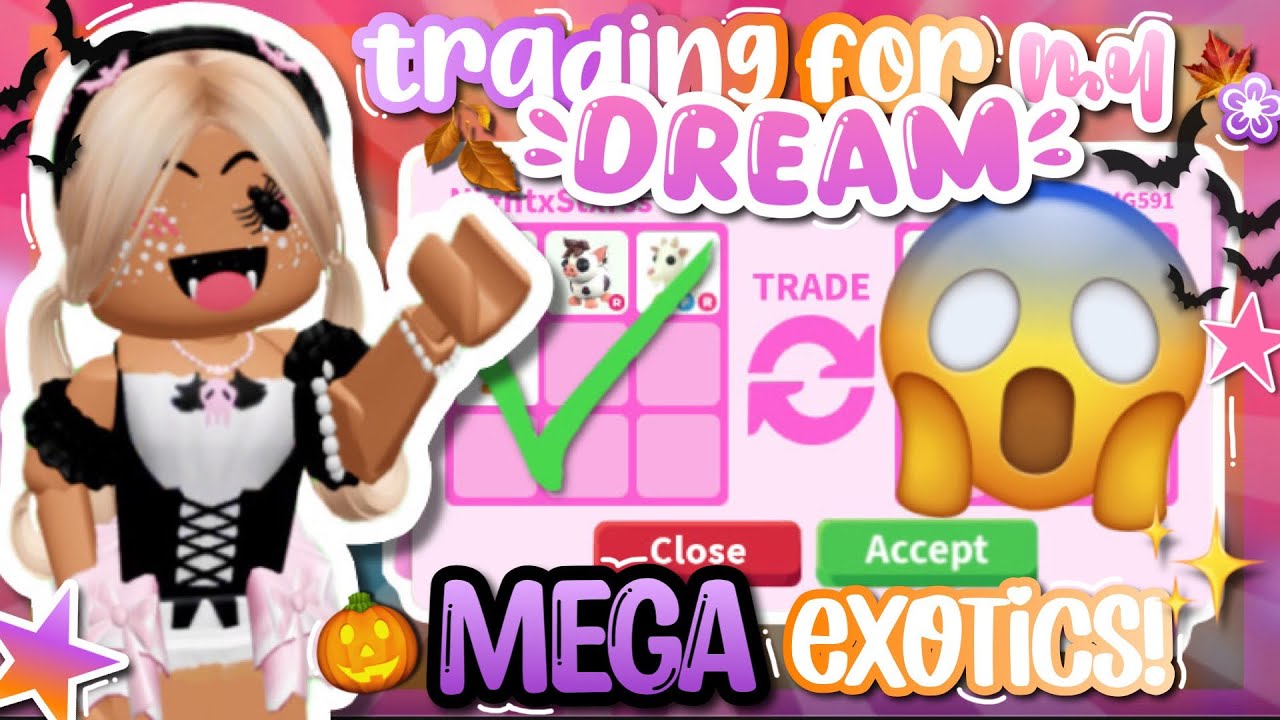 TRADING For My DREAM MEGAS!🦇🍁|| Nightxstxrs