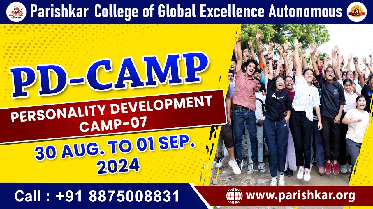 PD Camp #7 2024-25 | Parishkar College | Personality Development | #collegefun #collegelife #music