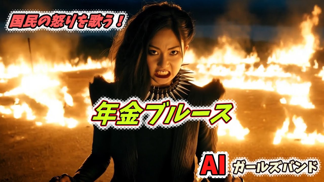 年金制度に物申す！魂のロック【ガールズバンドMV】