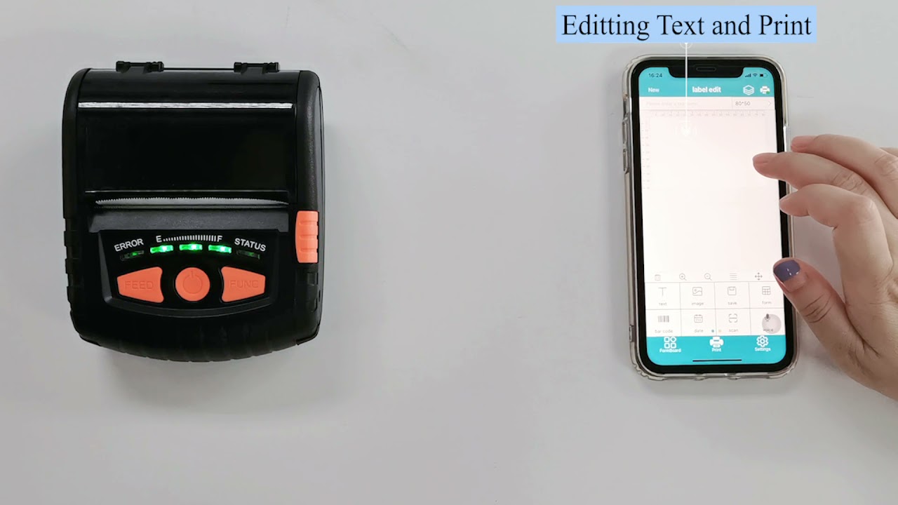 80mm Bluetooth Printer PT 380